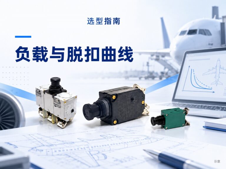 航空断路器选型中，负载类型与脱扣曲线如何一起核对？