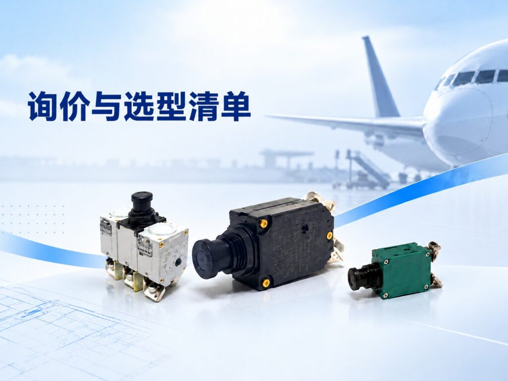 航空断路器询价与选型资料清单：完整料号、负载工况及文件要求
